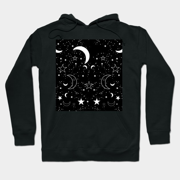 Cosmo Stars Hoodie by theartistmusician